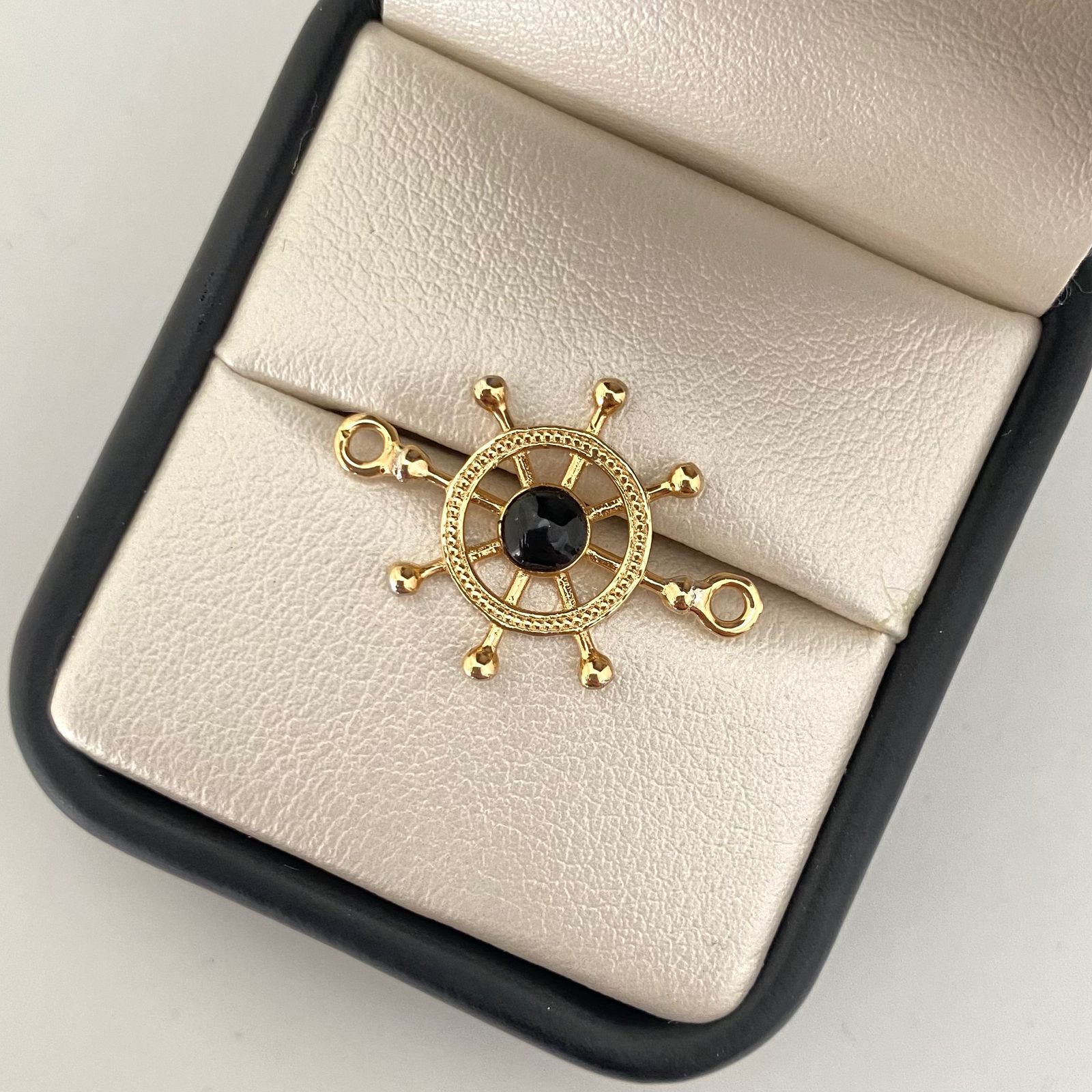 Herraje timon Oro amarillo 18k 2,3 Gr / 2,6 Cm